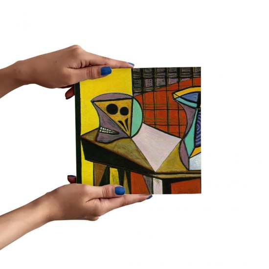 تابلو شاسی طرح اسکلت و پارچ از پیکاسو