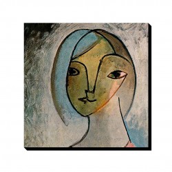 تابلو شاسی طرح نیم تنه زن از پیکاسو