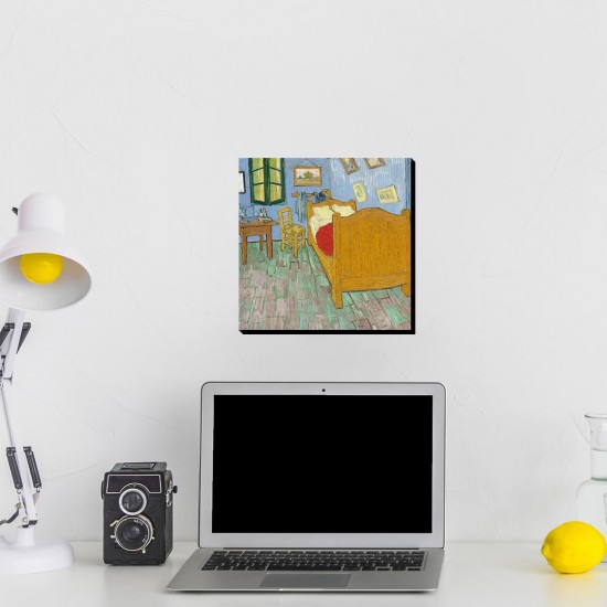 تابلو شاسی طرح اتاق خواب از ونگوگ