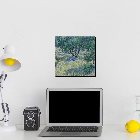 تابلو شاسی طرح باغ زیتون از ونگوگ