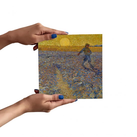 تابلو شاسی طرح بذرافشان از ونگوگ