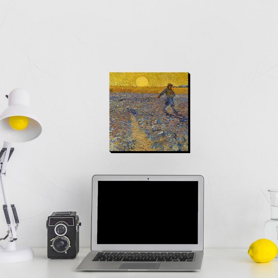 تابلو شاسی طرح بذرافشان از ونگوگ