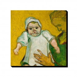 تابلو شاسی طرح خانم رولین و نوزادش از ونگوگ
