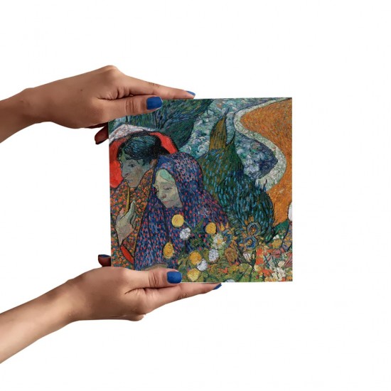 تابلو شاسی طرح خاطرات باغ اتن از ونگوگ