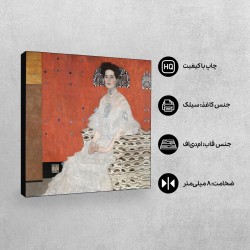 تابلو شاسی طرح پرتره فریتزا ریدلر از کلیمت