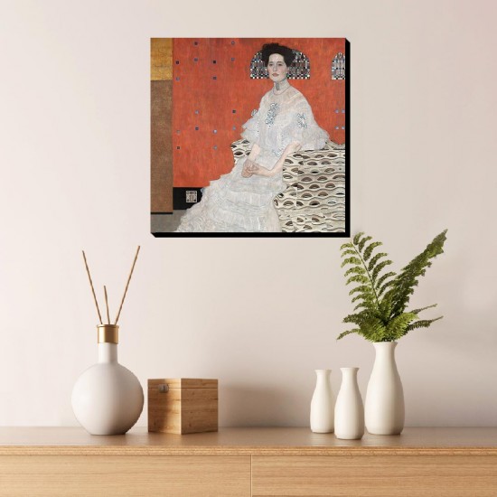 تابلو شاسی طرح پرتره فریتزا ریدلر از کلیمت