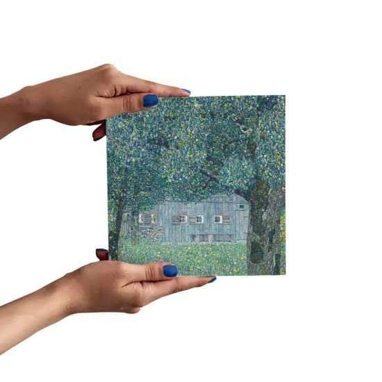 تابلو شاسی طرح خانه مزرعه از کلیمت