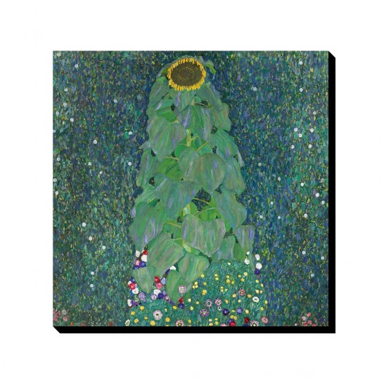 تابلو شاسی طرح گل آفتابگردان از کلیمت