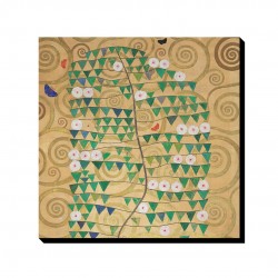 تابلو شاسی طرح بوته گل سرخ از کلیمت