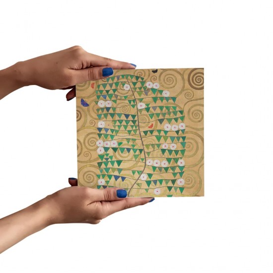 تابلو شاسی طرح بوته گل سرخ از کلیمت