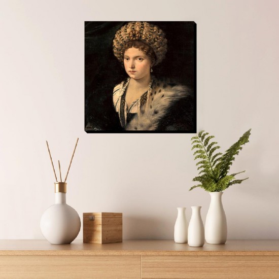 تابلو شاسی طرح پرتره ایزابلا دسته از کلیمت