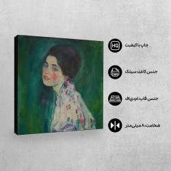 تابلو شاسی طرح پرتره یک خانم از کلیمت