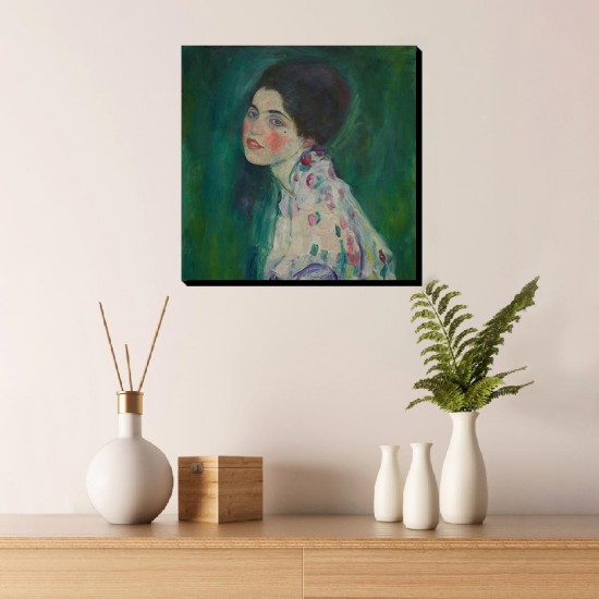 تابلو شاسی طرح پرتره یک خانم از کلیمت