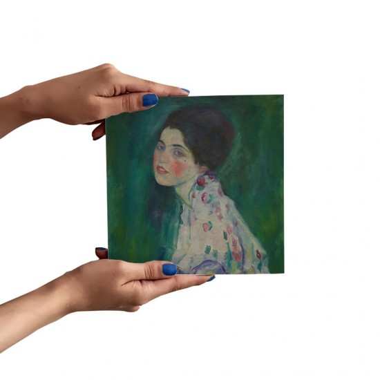 تابلو شاسی طرح پرتره یک خانم از کلیمت