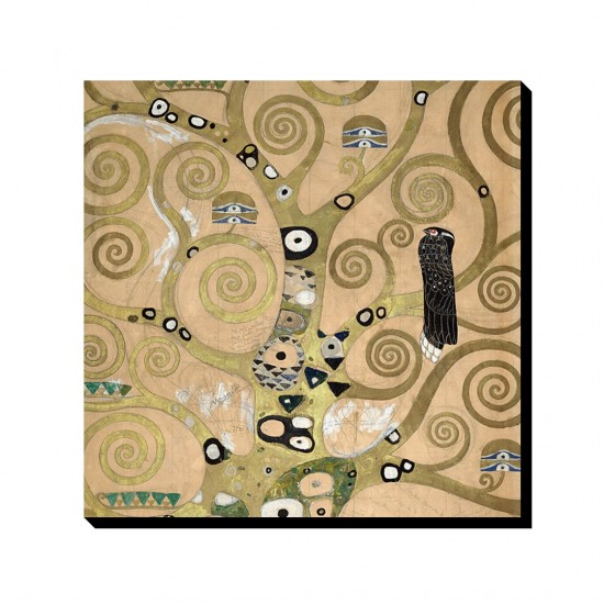 تابلو شاسی طرح قسمتی از درخت زندگی از کلیمت