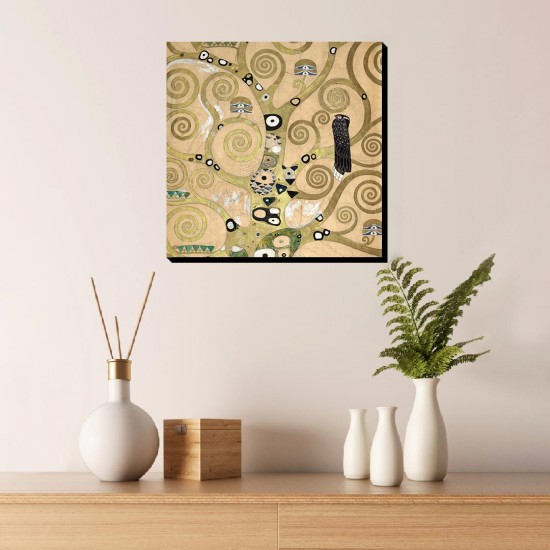 تابلو شاسی طرح قسمتی از درخت زندگی از کلیمت