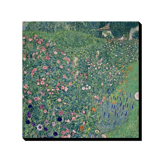 تابلو شاسی طرح منظره باغ ایتالیایی از کلیمت