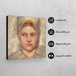 تابلو شاسی طرح دختری از هانا از کلیمت