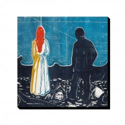 تابلو شاسی طرح دو نفر تنها از ادوارد مونک