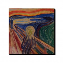 تابلو شاسی طرح جیغ از ادوارد مونک