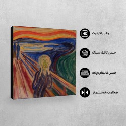 تابلو شاسی طرح جیغ از ادوارد مونک