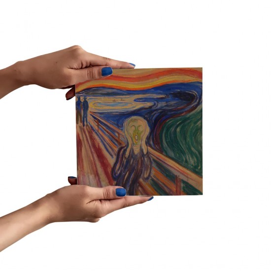 تابلو شاسی طرح جیغ از ادوارد مونک