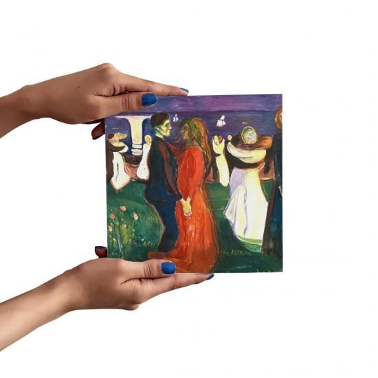 تابلو شاسی طرح رقص زندگی از ادوارد مونک