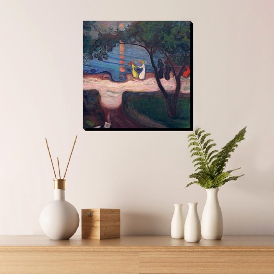 تابلو شاسی طرح رقص در ساحل از ادوارد مونک