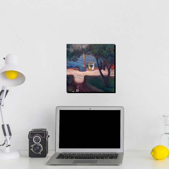 تابلو شاسی طرح رقص در ساحل از ادوارد مونک