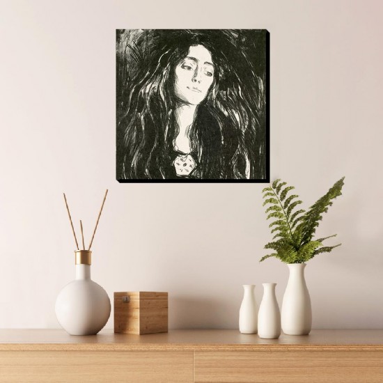 تابلو شاسی طرح خانم بروچ از ادوارد مونک