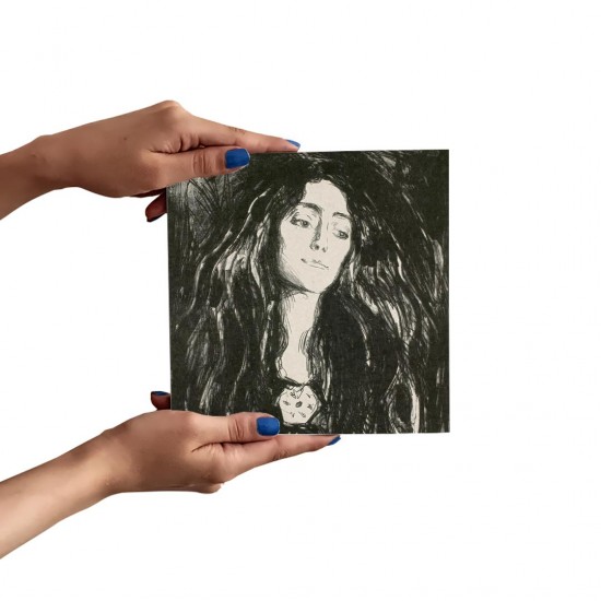 تابلو شاسی طرح خانم بروچ از ادوارد مونک