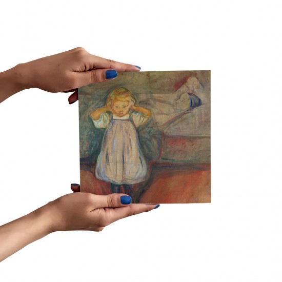 تابلو شاسی طرح کودک و مرگ از ادوارد مونک