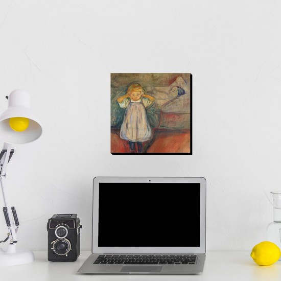 تابلو شاسی طرح کودک و مرگ از ادوارد مونک