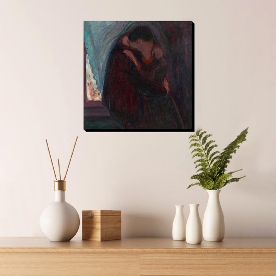 تابلو شاسی طرح بوسه از ادوارد مونک