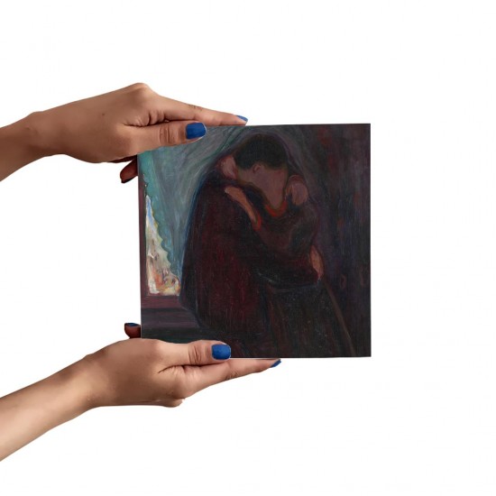 تابلو شاسی طرح بوسه از ادوارد مونک