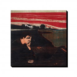 تابلو شاسی طرح غروب مالیخولیایی از ادوارد مونک