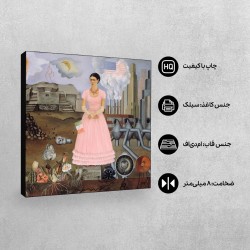 تابلو شاسی طرح خودنگار در مرز مکزیک و آمریکا از فریدا