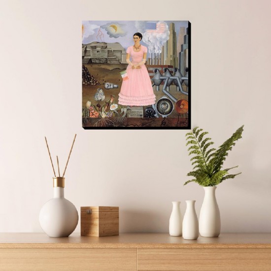 تابلو شاسی طرح خودنگار در مرز مکزیک و آمریکا از فریدا