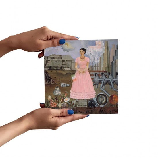 تابلو شاسی طرح خودنگار در مرز مکزیک و آمریکا از فریدا