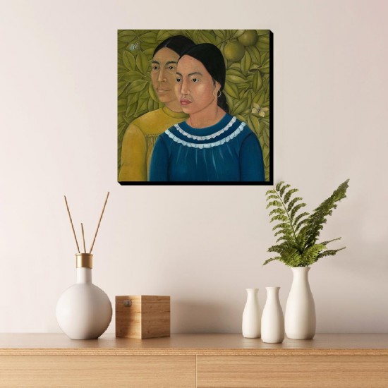 تابلو شاسی طرح دو زن از فریدا