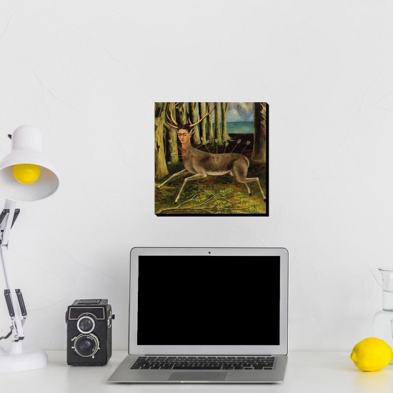 تابلو شاسی طرح آهو زخمی از فریدا