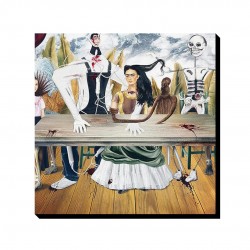 تابلو شاسی طرح میز زخمی از فریدا