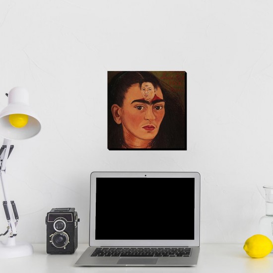 تابلو شاسی طرح من و دیگو از فریدا