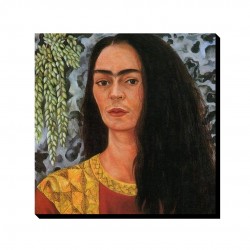 تابلو شاسی طرح خودنگار با موی رها از فریدا