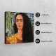 تابلو شاسی طرح خودنگار با موی رها از فریدا