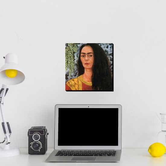 تابلو شاسی طرح خودنگار با موی رها از فریدا