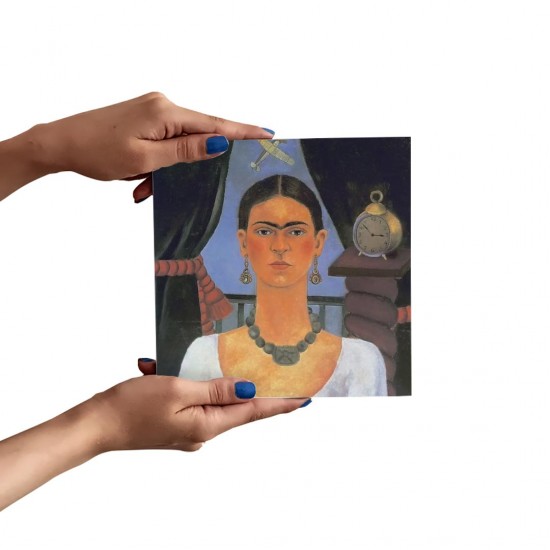 تابلو شاسی طرح خودنگار در گذر زمان از فریدا