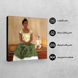 تابلو شاسی طرح من و عروسک از فریدا