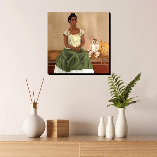 تابلو شاسی طرح من و عروسک از فریدا