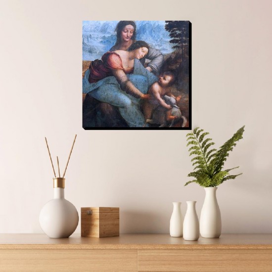 تابلو شاسی طرح باکره و کودک از داوینچی